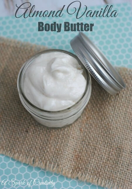 Almond Vanilla Body Butter - 10 Homemade Natural Body Butters - DIY