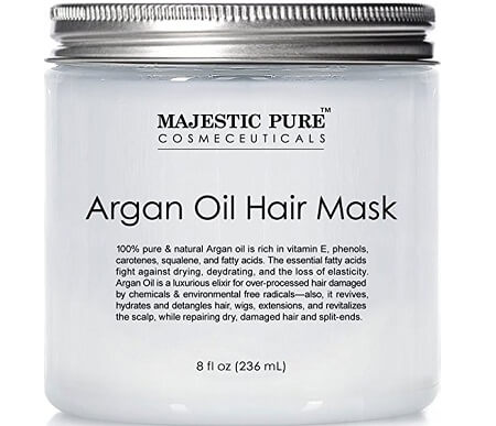 Argan Oil Hair Mask from Majestic Pure - 10 Best Hair Masks Under $20