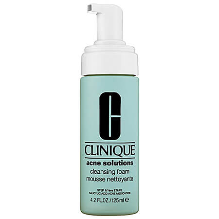CLINIQUE Acne Solutions Cleansing Foam - 10 Super Effective Face Washes For Acne