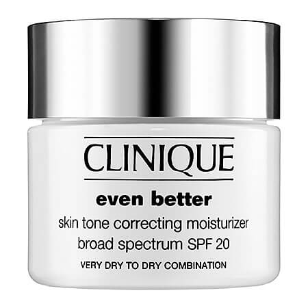 CLINIQUE Even Better Skin Tone Correcting Moisturizer Broad Spectrum SPF 20 - 10 Best Face Serums & Creams For Dark Spots