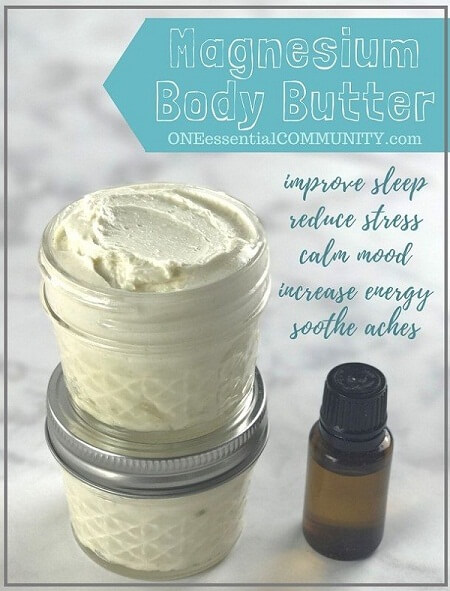 DIY Calming Magnesium Body Butter - 5 Natural Home Remedies For Body Pain