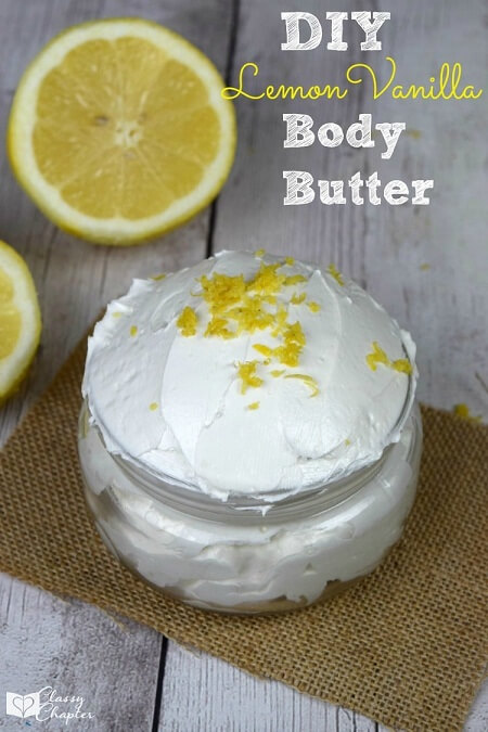 DIY LEMON BODY BUTTER RECIPE - 10 Homemade Natural Body Butters - DIY