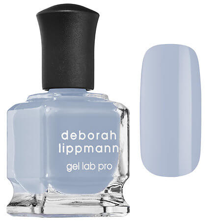 Deborah Lippmann Gel Lab Pro Nail Polish Sea Of Love full coverage misty blue crème - 10 Cool Nail Polish Nude Shades For Working Women