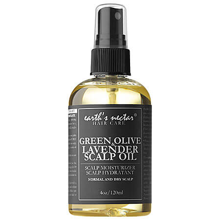 Earth’s Nectar Green Olive Lavender Scalp Oil 1 - 10 Best Products For Hair Thinning & Hair Loss