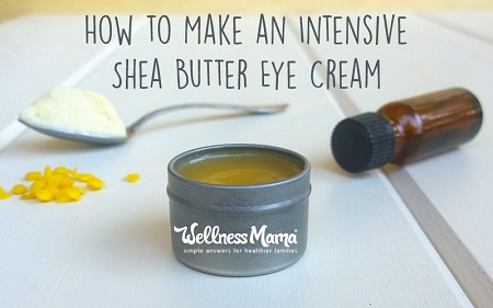 Intensive Shea Butter Eye Cream - 10 Natural Homemade Eye Creams - DIY