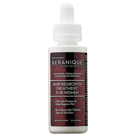 Keranique Hair Regrowth Treatment Dropper with 2 Minoxidil - 10 Best Products For Hair Thinning & Hair Loss