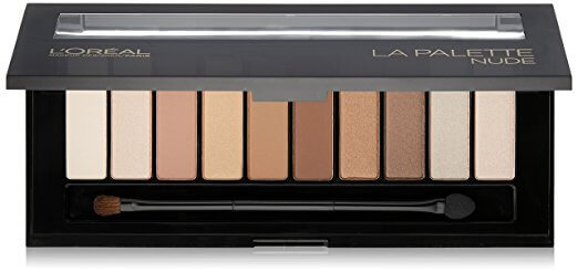 LOreal Paris Cosmetics Colour Riche La Palette Nude 0.62 Ounce - 10 Cool And Trendy Nude Summer Eye Shades