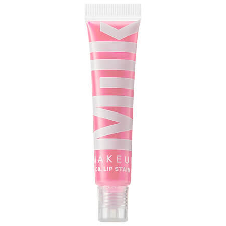MILK MAKEUP Oil Lip Stain COLOR Vibes hot pink - 10 Cool And Bright Lip Stain For Summers
