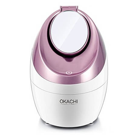 OKACHI GLIYA Portable Nano Ionic Facial Steamer - 5 Best Facial Steamers to Buy Online