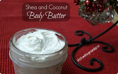Shea and Coconut Homemade Body Butter - 10 Homemade Natural Body Butters - DIY