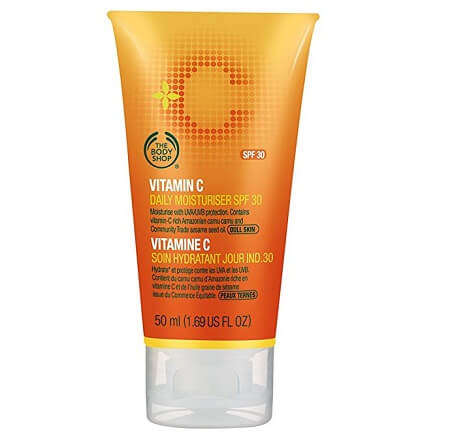 The Body Shop SPF 30 Vitamin C Face Moisturiser - 10 Best Sunscreens For Summers - Buy Online