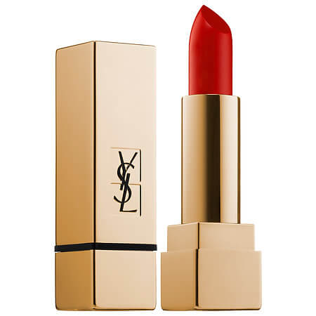 Yves Saint Laurent ROUGE PUR COUTURE Lipstick Collection COLOR 201 Orange Imagine matte orange red - 7 Hottest Red Lipsticks of the Season