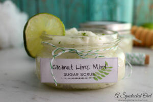 Coconut Lime Mint Sugar Scrub 300x200 - 10 Best DIY Homemade Body Scrub